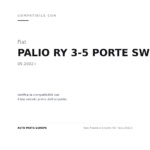 Faro Anteriore Sinistro FIAT Palio 2002+ compatibilità veicoli (Fiat PALIO RY 3-5 PORTE SW (2002+))