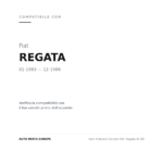 Faro Anteriore Sinistro FIAT Regata 83-89 compatibilità veicoli (Fiat REGATA (1983-1986))