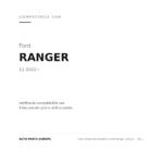 Faro Anteriore Sinistro Ford Ranger 2022+ – S/Luce Diurna Predisposizione Per Regolazione Elettrico compatibilità veicoli (Ford RANGER (2022+))