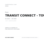 Faro Anteriore Sinistro Ford Transit Connect - Tourneo 2003-2017 compatibilità veicoli (Ford TRANSIT CONNECT - TOURNEO (2003-2009) · Ford TRANSIT CONNECT - TOURNEO (2009-2013))