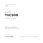 Faro Anteriore Sinistro Hyundai Tucson 2018-2019 compatibilità veicoli (Hyundai TUCSON (2018-2020))