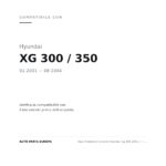 Faro Anteriore Sinistro Hyundai Xg 300 2001+ – / 350 Regolazione Manuale compatibilità veicoli (Hyundai XG 300 / 350 (2001-2004))
