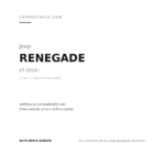 Faro Anteriore Sinistro Jeep Renegade 2014-2017 compatibilità veicoli (Jeep RENEGADE (2018+) · Jeep RENEGADE (2014-2018))