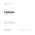 Faro Anteriore Sinistro KIA Carens 2006+ compatibilità veicoli (Kia CARENS (2006-2012))