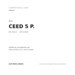 Scheinwerfer Links KIA Ceed 2015-2017 compatibilità veicoli (Kia CEED 5 P. (2015-2018))