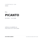 Faro Anteriore Sinistro KIA Picanto compatibilità veicoli (Kia PICANTO (2004-2008))