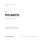 Faro Anteriore Sinistro KIA Picanto 2008-2010 compatibilità veicoli (Kia PICANTO (2008-2011))