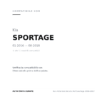 Faro Anteriore Sinistro KIA Sportage 2016-2017 compatibilità veicoli (Kia SPORTAGE (2016-2018) · Kia SPORTAGE (2018-2021))