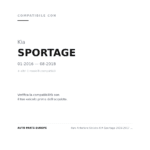 Faro Anteriore Sinistro KIA Sportage 2016-2017 – A Led compatibilità veicoli (Kia SPORTAGE (2016-2018) · Kia SPORTAGE (2018-2021))