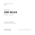 Scheinwerfer Links Mercedes 124 1989+ compatibilità veicoli (Mercedes 200 W124 (1989-1993))