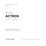 Scheinwerfer Links Mercedes Actros 2011-2018 – Manuelle Verstellung compatibilità veicoli (Mercedes ACTROS (2011-2018))