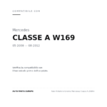 Faro Anteriore Sinistro Mercedes Classe A 2008+ compatibilità veicoli (Mercedes CLASSE A W169 (2008-2012))