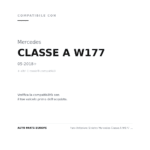Scheinwerfer Links Mercedes Klasse A W177 2018+ – Full Led mit Motor compatibilità veicoli (Mercedes CLASSE A W177 (2018+) · Mercedes CLASSE A W177 4 PORTE (2019+))