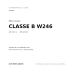 Faro Anteriore Sinistro Mercedes Classe B W246 2011-2013 compatibilità veicoli (Mercedes CLASSE B W246 (2011-2014))