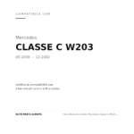 Scheinwerfer Links Mercedes C-Klasse W203 Xenon compatibilità veicoli (Mercedes CLASSE C W203 (2000-2002))