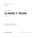 Scheinwerfer Links Mercedes Klasse C W206 2021+ compatibilità veicoli (Mercedes CLASSE C W206 (2021+))