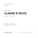 Scheinwerfer Links Mercedes Klasse E 2000+ – Xenon mit Motor compatibilità veicoli (Mercedes CLASSE E W210 (1999-2002))