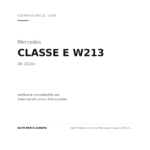 Faro Anteriore Sinistro Mercedes Classe E W213 2020+ compatibilità veicoli (Mercedes CLASSE E W213 (2020+))