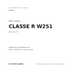 Scheinwerfer Links Mercedes Klasse R W251 2010+ compatibilità veicoli (Mercedes CLASSE R W251 (2010+))