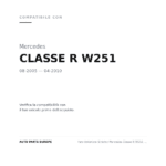 Scheinwerfer Links Mercedes Klasse R W251 Mit Motor compatibilità veicoli (Mercedes CLASSE R W251 (2005-2010))