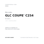 Faro Anteriore Sinistro Mercedes Glc C254 Coupe' 2023+ compatibilità veicoli (Mercedes GLC COUPE' C254 (2023+) · Mercedes GLC SUV X254 (2022+))