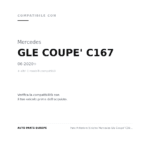 Faro Anteriore Sinistro Mercedes Gle Coupe' C167 2020+ compatibilità veicoli (Mercedes GLE COUPE' C167 (2020+) · Mercedes GLE SUV V167 (2019+))
