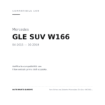 Faro Anteriore Sinistro Mercedes Gle Suv (W166) 2015+ compatibilità veicoli (Mercedes GLE SUV W166 (2015-2018))