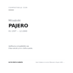 Faro Anteriore Sinistro Mitsubishi Pajero 1997-2000 – Regolazione Manuale compatibilità veicoli (Mitsubishi PAJERO (1997-2000))