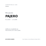 Scheinwerfer Links Mitsubishi Pajero 2003-2005 compatibilità veicoli (Mitsubishi PAJERO (2003-2006))