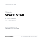 Faro Anteriore Sinistro Mitsubishi Space Star 2013-2019 compatibilità veicoli (Mitsubishi SPACE STAR (2016-2020) · Mitsubishi SPACE STAR (2013-2015))