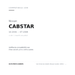 Faro Anteriore Sinistro Nissan Cabstar 2006+ - Freccia Bianca (trasparente) compatibilità veicoli (Nissan CABSTAR (2006-2008) · Renault MAXITY (2006-2008))