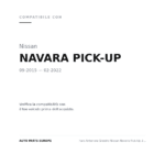Scheinwerfer Links Nissan Navara Pick-Up 2015-2021 - Chromierte Linse compatibilità veicoli (Nissan NAVARA PICK-UP (2015-2022))