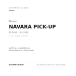 Scheinwerfer Links Nissan Navara Pick-Up - Pathfinder 2005+ compatibilità veicoli (Nissan NAVARA PICK-UP (2005-2010) · Nissan PATHFINDER (2005-2010))