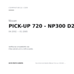 Faro Anteriore Sinistro Nissan Pick-Up 720 D22 2002+ - Parabola Cromata compatibilità veicoli (Nissan PICK-UP 720 - NP300 D22 (2002-2005))
