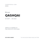 Faro Anteriore Sinistro Nissan Qashqai 2007-2009 compatibilità veicoli (Nissan QASHQAI (2007-2010))