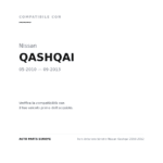 Scheinwerfer Links Nissan Qashqai 2010-2012 compatibilità veicoli (Nissan QASHQAI (2010-2013))