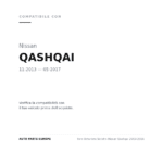 Faro Anteriore Sinistro Nissan Qashqai 2013-2016 compatibilità veicoli (Nissan QASHQAI (2013-2017))