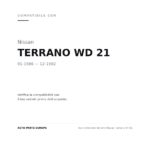 Faro Anteriore Sinistro Nissan Terrano 87-95 compatibilità veicoli (Nissan TERRANO WD 21 (1986-1992))