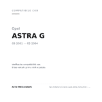 Faro Anteriore Sinistro Opel Astra 2001-2003 – (Parabola Nera) compatibilità veicoli (Opel ASTRA G (2001-2004))