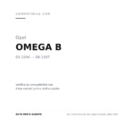 Faro Anteriore Sinistro Opel Omega 1995-1997 compatibilità veicoli (Opel OMEGA B (1994-1997))