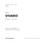 Scheinwerfer Links Opel Vivaro 2014+ compatibilità veicoli (Opel VIVARO (2014-2019))