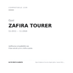 Faro Anteriore Sinistro Opel Zafira Tourer 2011+ - Nero compatibilità veicoli (Opel ZAFIRA TOURER (2011-2016))