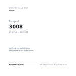 Faro Anteriore Sinistro Peugeot 3008 2016+ compatibilità veicoli (Peugeot 3008 (2016-2020))