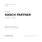 Scheinwerfer Links Peugeot Ranch compatibilità veicoli (Peugeot RANCH PARTNER (1996-2002))