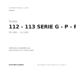 Scheinwerfer Links Scania 112 - 113 Serie G - P - R - T 1980+ compatibilità veicoli (Scania 112 - 113 SERIE G - P - R - T (1980-1996))