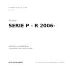 Faro Anteriore Sinistro Scania Serie P - R 2006+ compatibilità veicoli (Scania SERIE P - R 2006-)