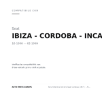 Faro Anteriore Sinistro Seat Cordoba 1997+ – Alternativa Regolazione Manuale compatibilità veicoli (Seat IBIZA - CORDOBA - INCA (1996-1999))