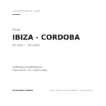 Scheinwerfer Links Seat Ibiza - Cordoba 2005+ compatibilità veicoli (Seat IBIZA - CORDOBA (2001-2006))
