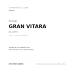 Faro Anteriore Sinistro Suzuki Gran Vitara 2005+ – 5 Porte compatibilità veicoli (Suzuki GRAN VITARA (2009+) · Suzuki GRAN VITARA (2005-2009))