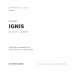 Scheinwerfer Links Suzuki Ignis 2003-2015 compatibilità veicoli (Suzuki IGNIS (2003-2008))
